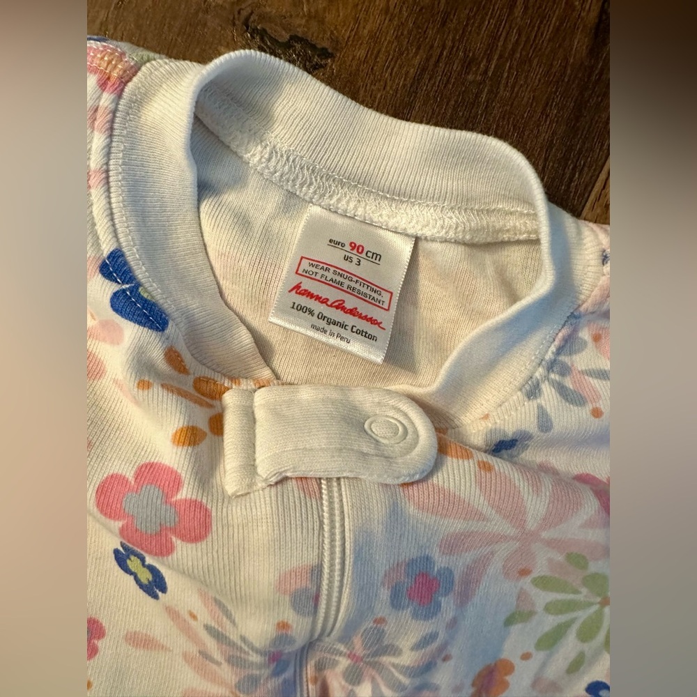 Hanna Andersson Multicolor Floral Kids Sleeper - Picture 3 of 4